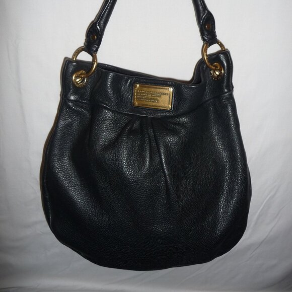 Marc Jacobs Vintage Black Soft Leather Handbag Purse (Hobo Style) - Picture 1 of 10